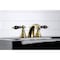 Kingston Brass KB957AKLSB Mini-Widespread Bathroom Faucet with Plastic Pop-Up, Brushed Brass KB957AKLSB - alternate 6